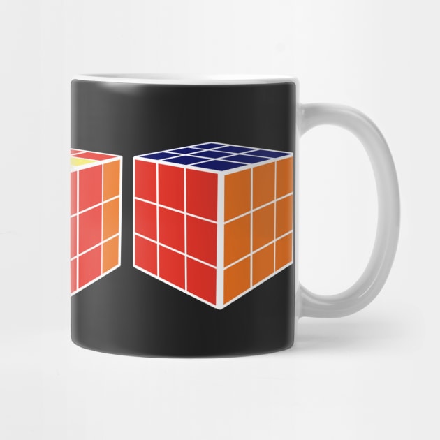 Rubik Cube Retro Toy by Carla BaremB